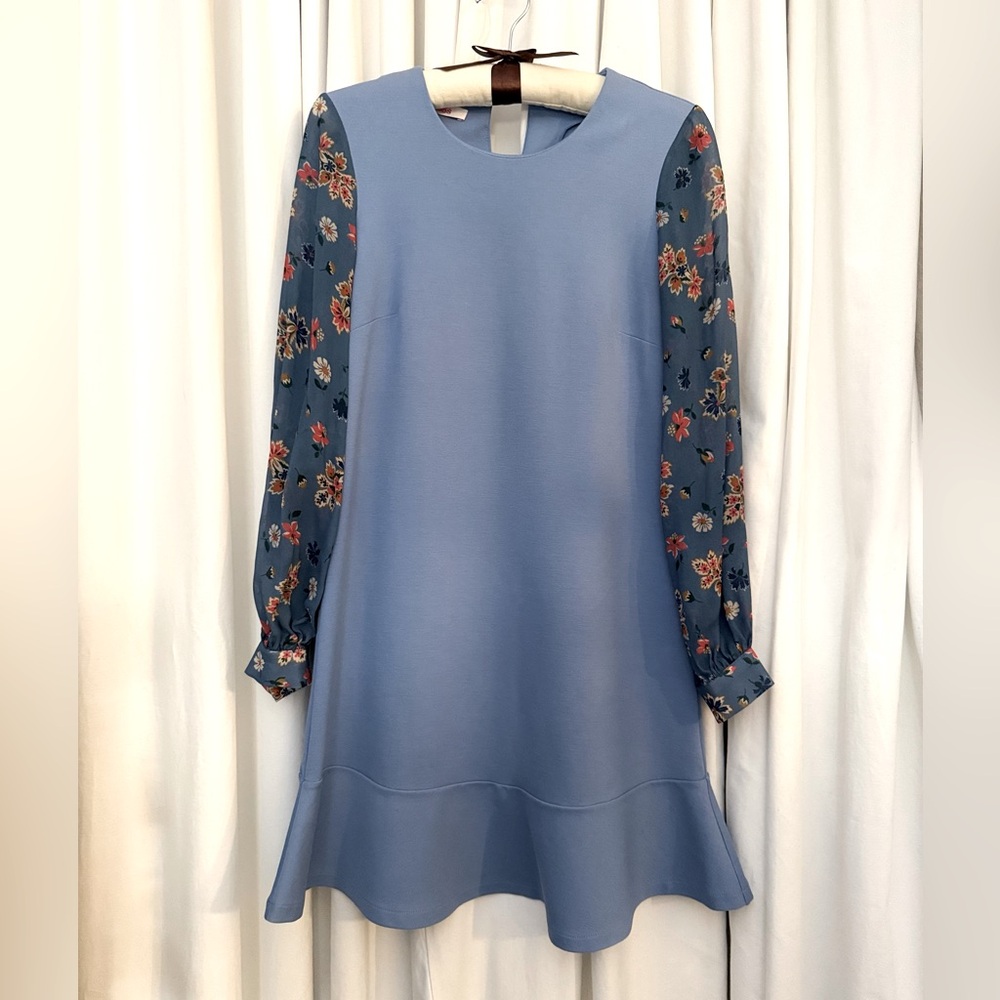 Blugirl Folies Blue Designer Dress Authentic Sz 4